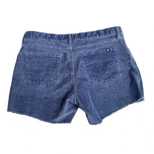 Gap Corduroy Blue Raw Hem Cutt off Shorts Mid Rise Women’s Size 10